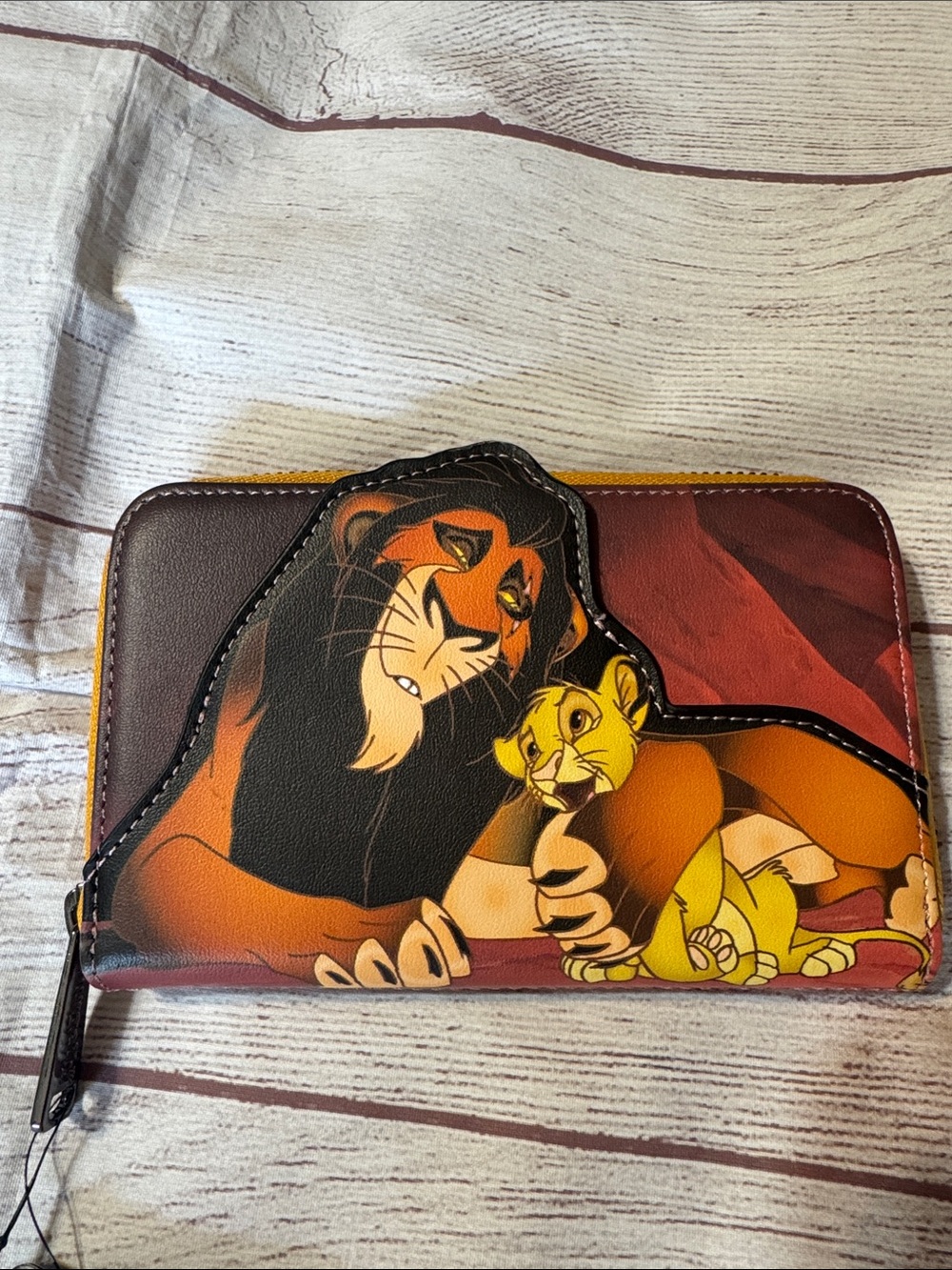 NWT Disney Loungefly Wallet - Villains Scene - Lion King Scar Zip Around Wallet - Picture 5 of 13